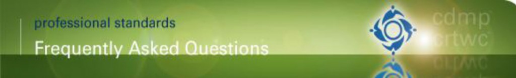 Professional Standards FAQ Banner
